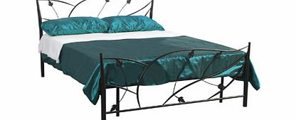 Sweet Dreams Leaf 4FT 6 Double Metal Bedstead