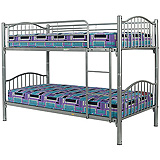 Sweet Dreams Soria Metal Frame Bunk Bed With Gemini Mattresses