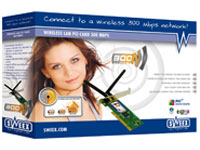 SWEEX Wireless LAN PCI Card 300 Mbps - network