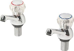 Swirl, 1228[^]46511 Contract Bath Taps Pair 46511