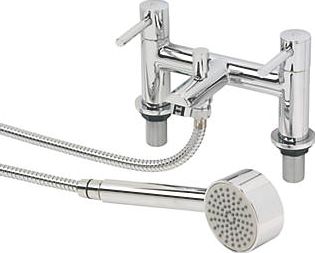 Swirl, 1228[^]82931 Essential Deck-Mounted Dual Lever Bath /