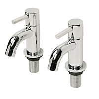 Single Lever Minimalist Bath Tap Pair