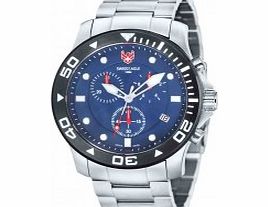 Swiss Eagle Mens Sea Bridge Chronograph Watch