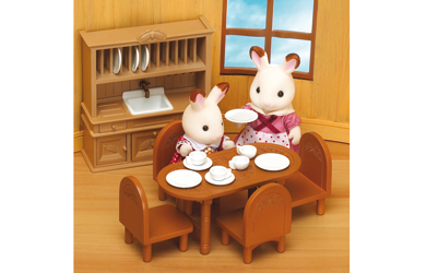 sylvanian Families - Dining Room Furniture Set