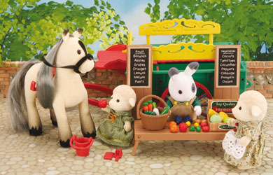 sylvanian Families - Farmers Cart and Pony