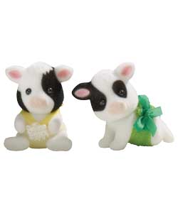 Sylvanian Families - Friesian Cow Twin Babies