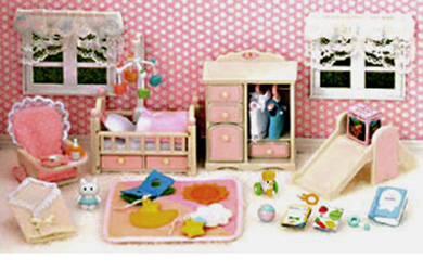 sylvanian Families - Nursery Bedroom Set