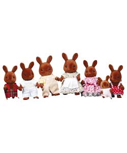 Sylvanian Families Celebration - Brown Rabbits