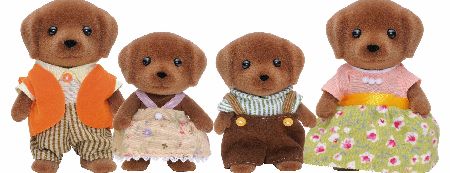 Sylvanian Families Chocolate Labrador Family Set