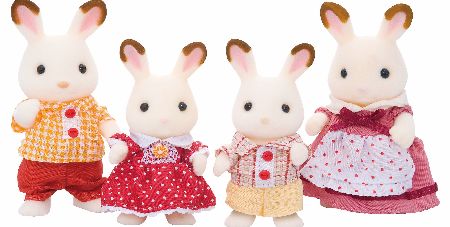 Sylvanian Families Chocolate Rabbit Family Set