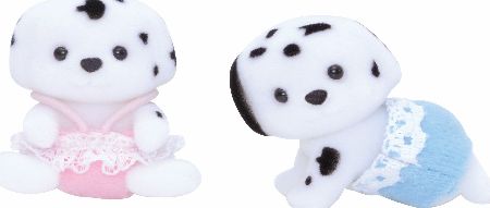 Sylvanian Families Dalmatian Dog Twin Babies