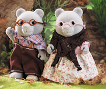 Sylvanian Families - Grey Bear Grandparents