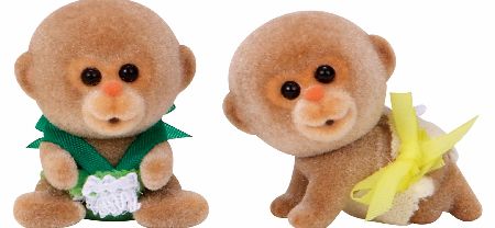 Sylvanian Families Monkey Twin Babies