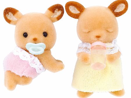 Sylvanian Families Red Deer Twin Babies