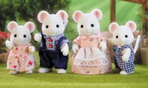 Sylvanian Families - The Hawthorrn White Mouse