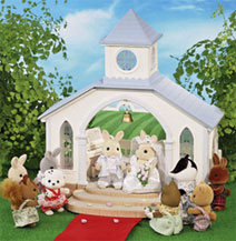 Sylvanian Families - Wedding Chapel with Bride &