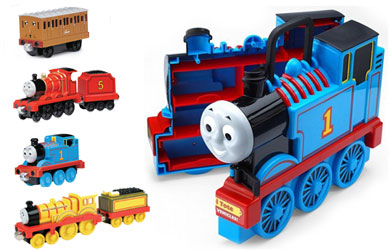 Take Along Thomas Travel Case   4 Free Engines