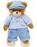 Takinou Clement Collection 24cm Bear Rattle Blue