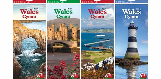 Tallon 0517 Wales Design Super Slim Calendar