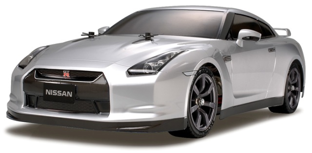 Tamiya Nissan R35 GT-R RC Car with LED Light kit