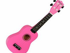 TU6 Soprano Ukulele Pack Hot Pink