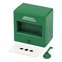 Break Glass Call Point Fire Alarm Green