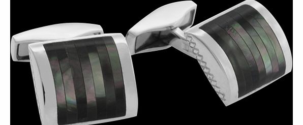 Tateossian Black Mother of Pearl Cufflinks CL1057