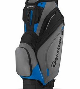 TaylorMade 2014 TaylorMade Catalina Cart Bag Trolley Golf Bag 14-Way Divider Grey/Black/Blue