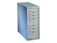 1:7 dvd-r/rw copy station standalone with 4x dvd-r/rw drives