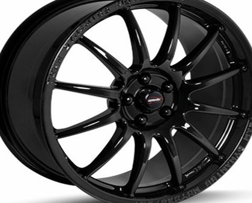 Team Dynamics 5K2-880455108 PRO RACE 1.2 Alloy Wheels, Black Gloss, Size : 18 x 8