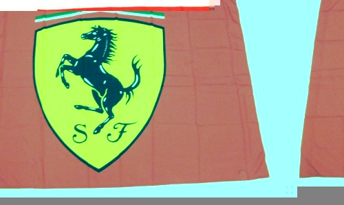 Ferrari Large Scudetto Flag