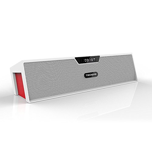 TECEVO Bluetooth Wireless Speaker With Microphone (T7 - White)