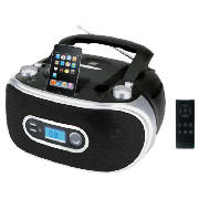 Technika iPod BB129IP black iPod docking boombox