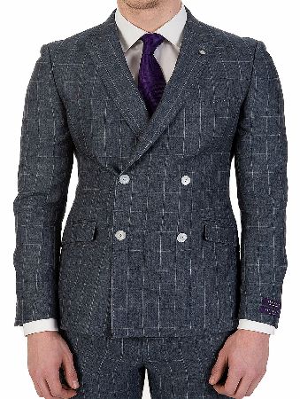 Ted Baker Debonair DB4 Peak Suit Grey