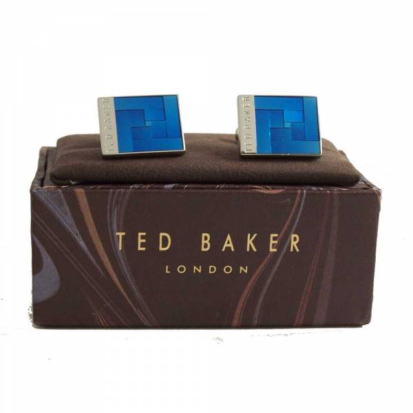 Ted Baker Mentat Cufflinks Blue