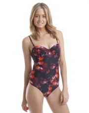 Winter Sweet Pea Kalid Underwired Swimsuit - Black