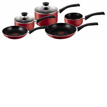 Bistro - 5 Piece Pan Set in Red - Return