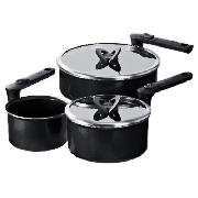 Tefal Compact PTFE 3 Piece Pan Set