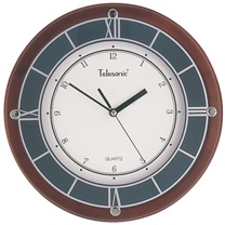 analogue wooden wall clock