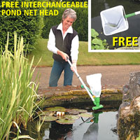 Tensor Tornado Pond Vac with Pond Net Attachment