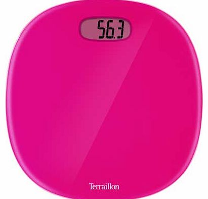 Pop 160Kg Glass Scale - Fuchsia