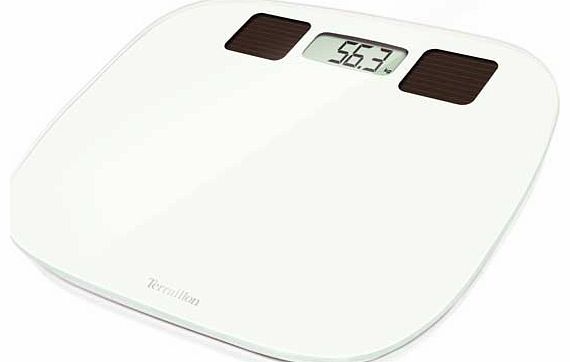 Solar 160Kg Glass Scale - White