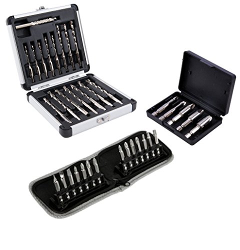 Terratek 35 piece Cobalt Drill Bits, Screw Driver Bit and Screw Extractors Set As Seen On TV Terratek