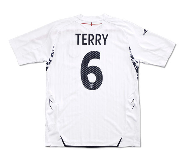 Umbro 07-09 England home (Terry 6)