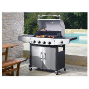 Tesco 4 Burner Gas BBQ with side burner