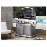 5 Burner Gas BBQ with side burner