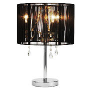 tesco 5* Hotel Larissa Table Lamp, Black