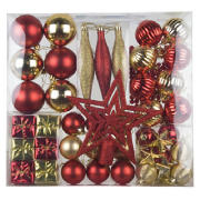 Tesco 50 piece trad decoration pack