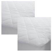 tesco Anti Bacterial Pair of Double Mattress