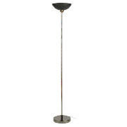 Tesco Basic Floor Lamp Black Chrome Finish